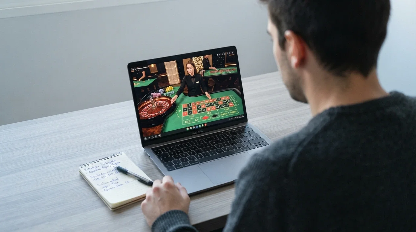 Composición visual de los logotipos o interfaces de varios casinos online con licencia DGOJ alineados sobre un fondo limpio, sugiriendo una comparativa