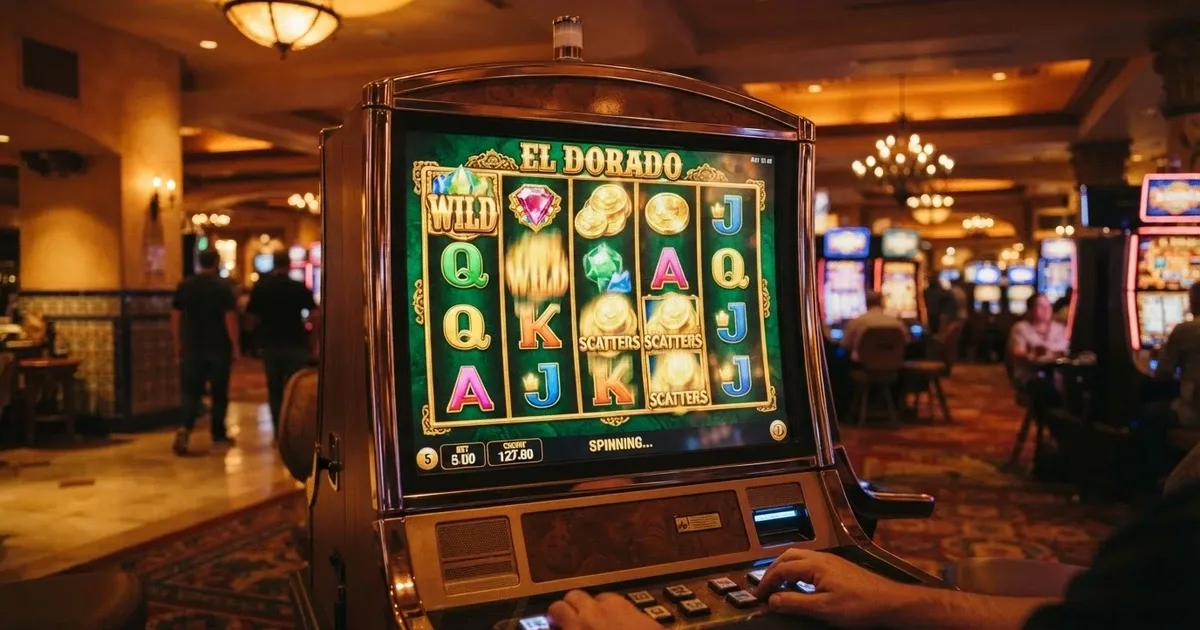Collage de tragamonedas de Hacksaw Gaming con el logotipo del proveedor sobre la interfaz de un casino online español